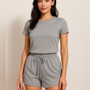 SHEIN Gray Lounge Shorts | Size Small (US 4) | Comfy Casual Drawstring